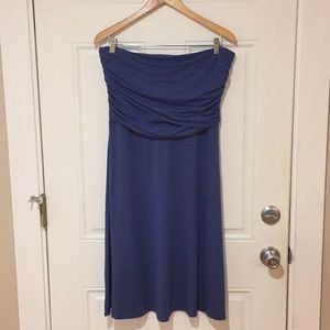 Ann Taylor strapless jersey summer dress